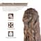 Glitzhome® 36.25" Oversized MGO Guardian Sitting Lion Garden Statue